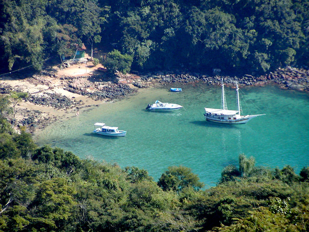 Lagoa Verde em Angra dos Reis no Rio de Janeiro