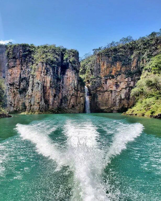 Canyon de Furnas em Capitólio em Minas Gerais