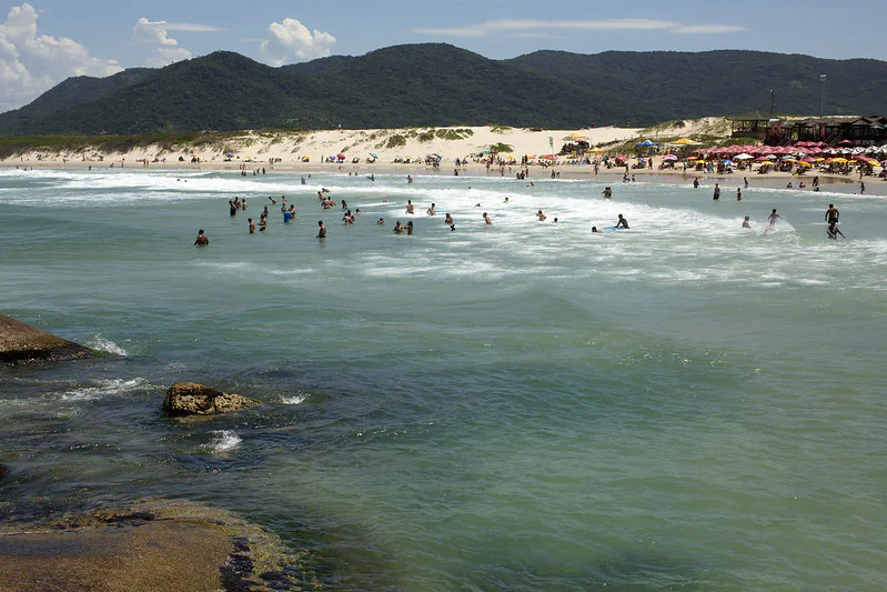 Praia em Florianópolis
