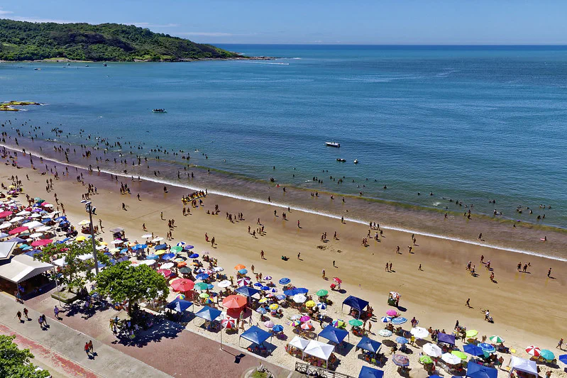 Praia do Morro em Guarapari no Espirito Santo